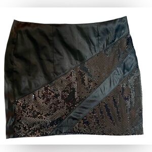 👏Wet Seal Black Sequin Skirt👏